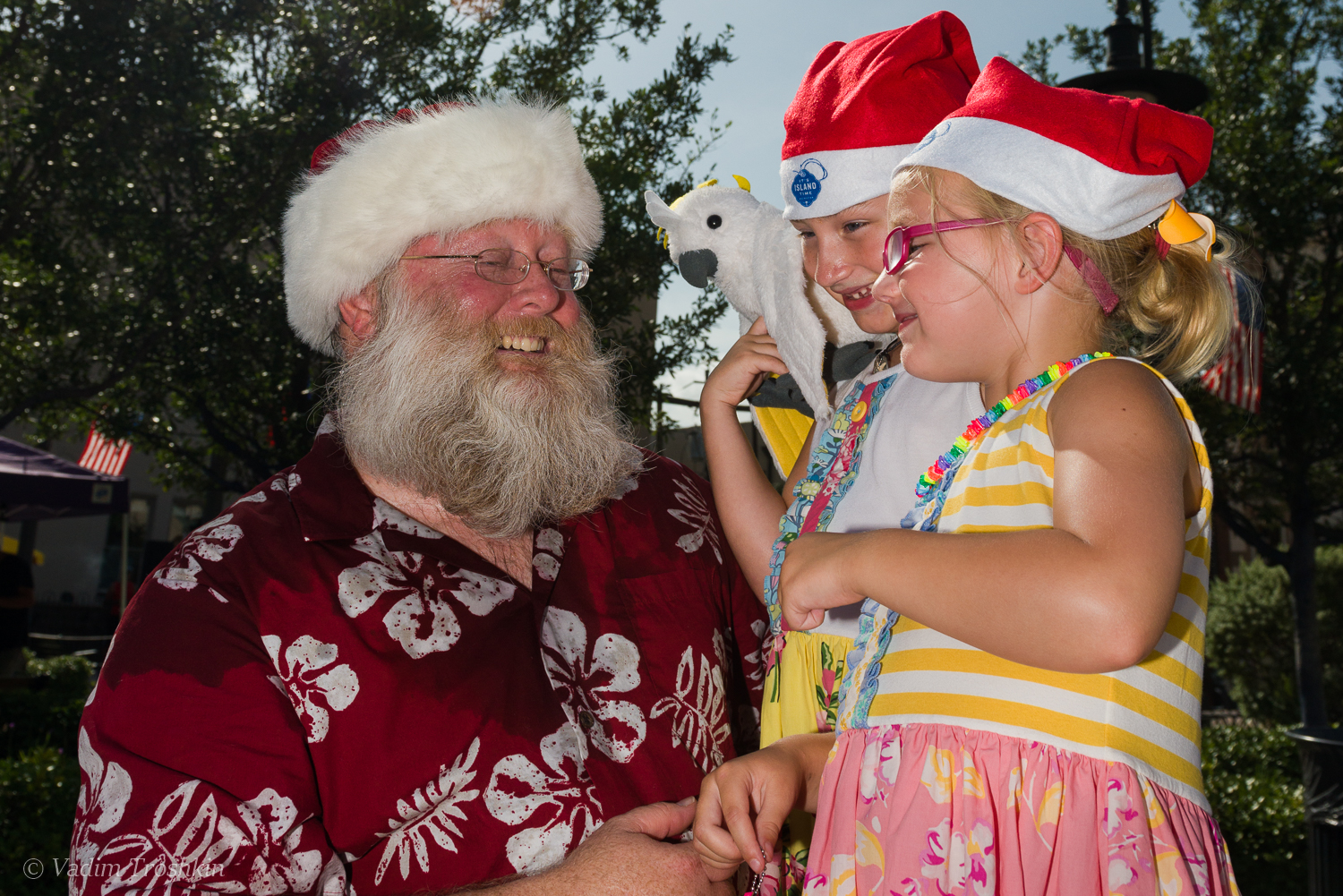 Santa at The Strand. 