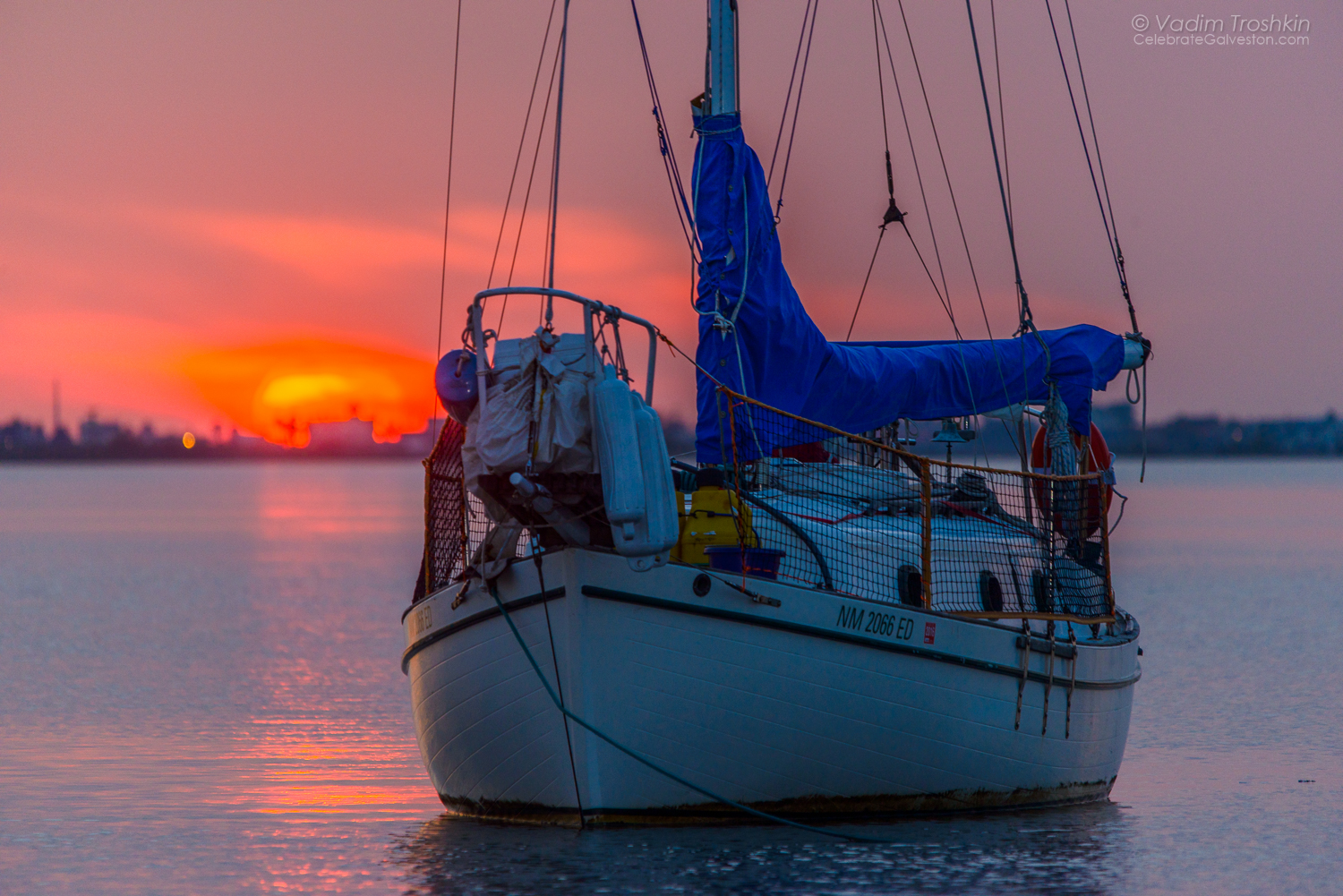 January 15, 2015. Sunset. 