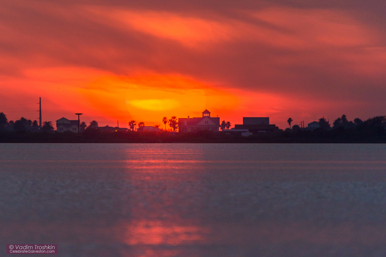 January 15, 2015. Sunset. 