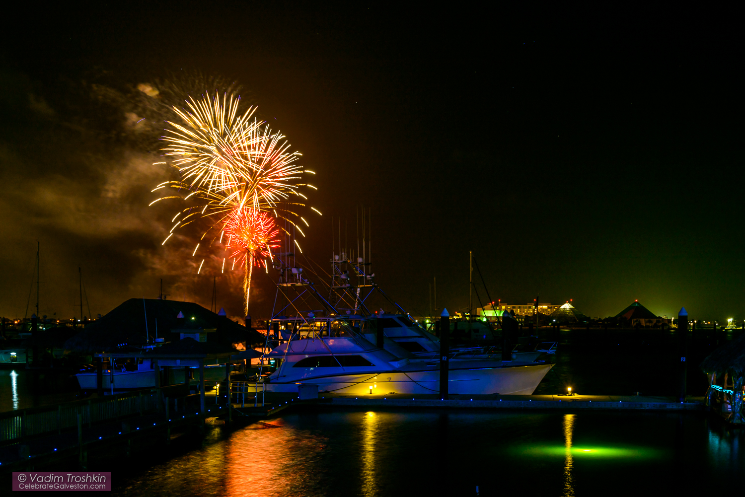 July 10, 2015. #Galveston Fireworks 