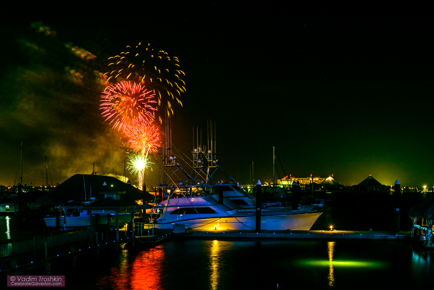 July 10, 2015. #Galveston Fireworks 