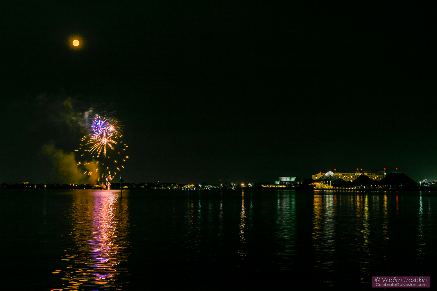 #Galveston Fireworks Jul. 31, 2015.  