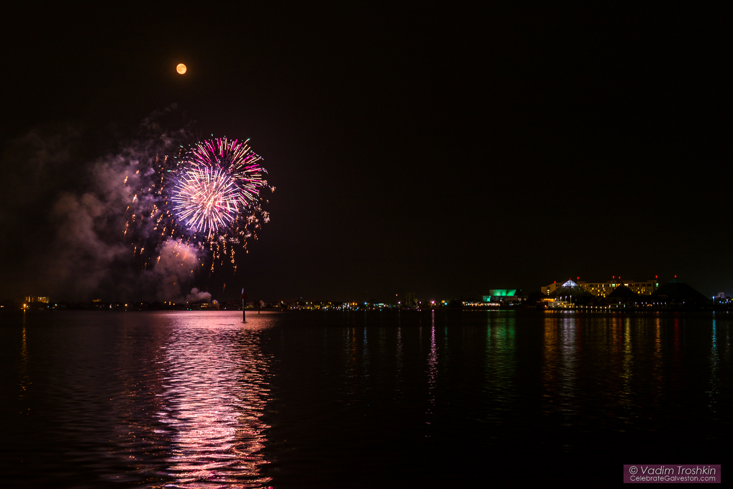 #Galveston Fireworks Jul. 31, 2015.  