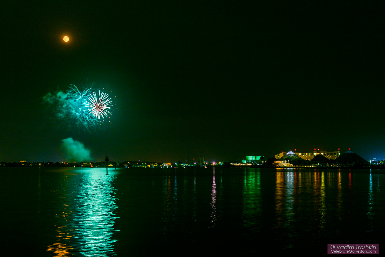 #Galveston Fireworks Jul. 31, 2015.  