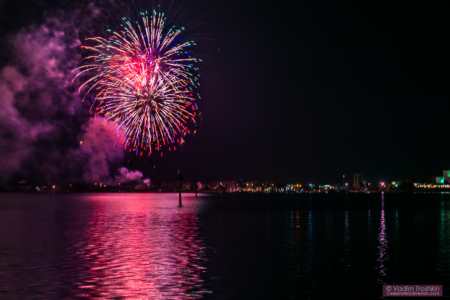 #Galveston Fireworks Jul. 31, 2015.  