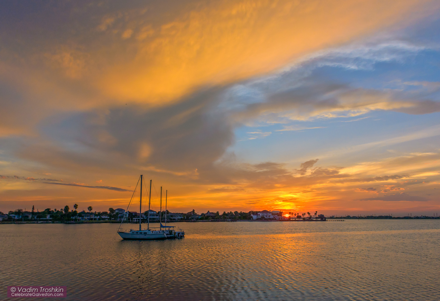 August 25, 2015 #Galveston #Sunset 